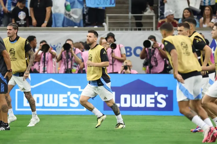 Argentina entrena con equipo incompleto previo a la final