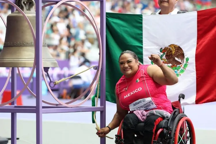 Gloria Zarza  le da a México primera medalla de oro en Juegos Paralímpicos París 2024