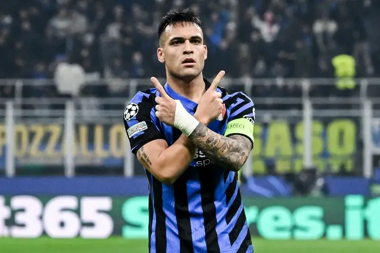 Con un triplete, Lautaro pone al Inter entre los mejores equipos de la Champions