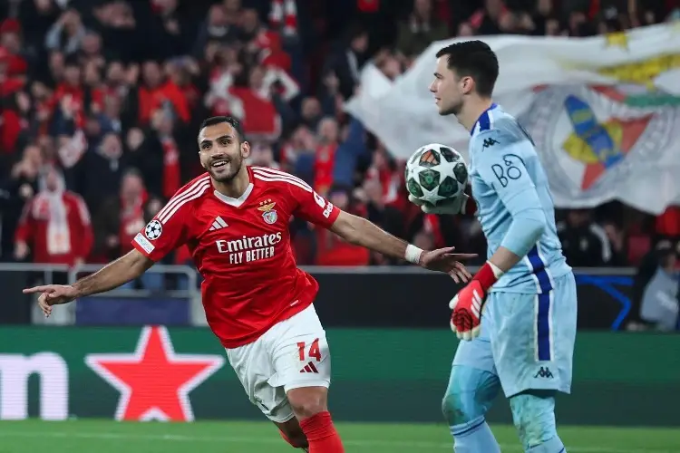 Benfica sufre ante Mónaco pero avanza a Octavos de Final en la Champions League 