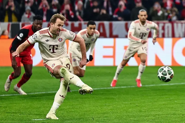 Harry Kane y Bayern Múnich ponen contra la lona al Leverkusen en la Champions