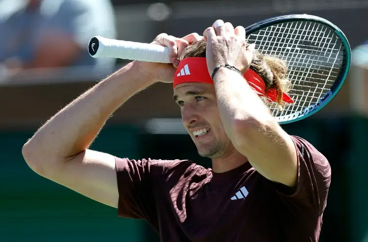 Alexander Zverev, número 2 del mundo es eliminado de Indian Wells en su debut 