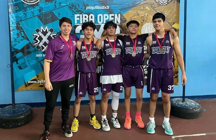 Academia Halcones de Xalapa se corona campeón estatal en básquetbol 3x3