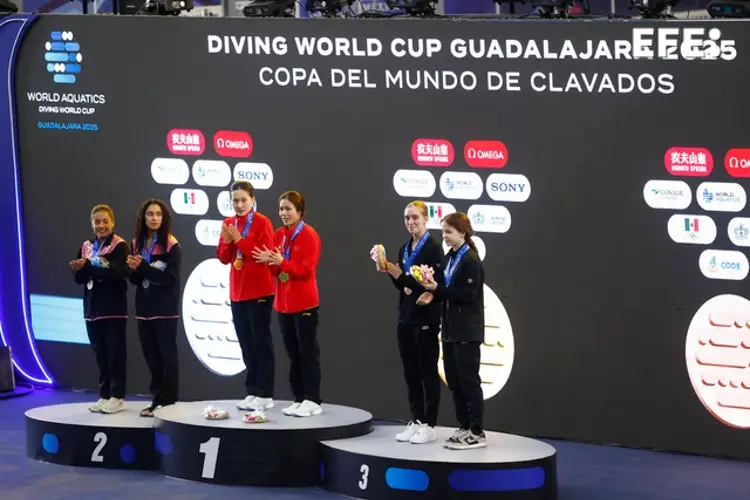 Gaby Agúndez y Alejandra Estudillo se quedan con la plata en Mundial de Clavados