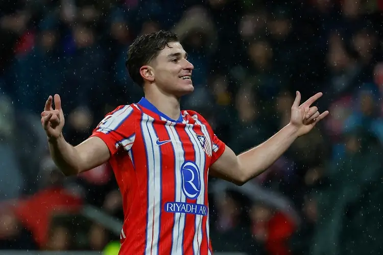 Julián Alvarez es el mejor jugador del Atlético de Madrid