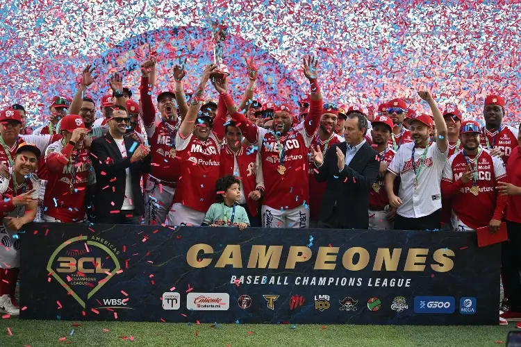 Los Diablos Rojos del México se coronan campeones de la Champions League 