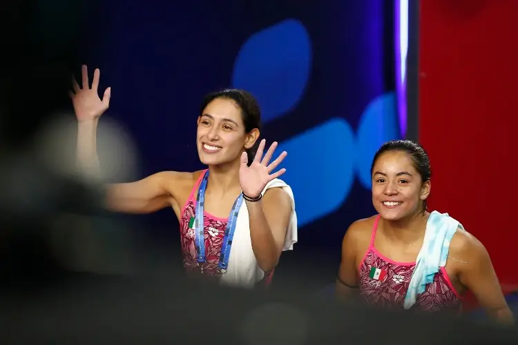 Gabriela Agúndez y Ale Estudillo le dan otra medalla a México en el Mundial de Clavados