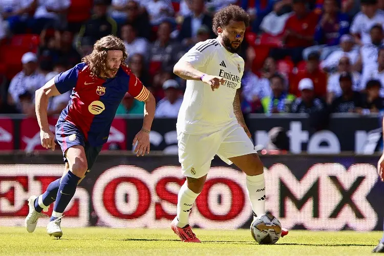 ¡En México! Real Madrid se impone a Barcelona en el Clásico de Leyendas