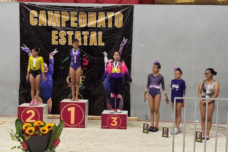 Brilla Galia Morales Aguirre con Fuerza G en el Estatal de Gimnasia Artística 2025