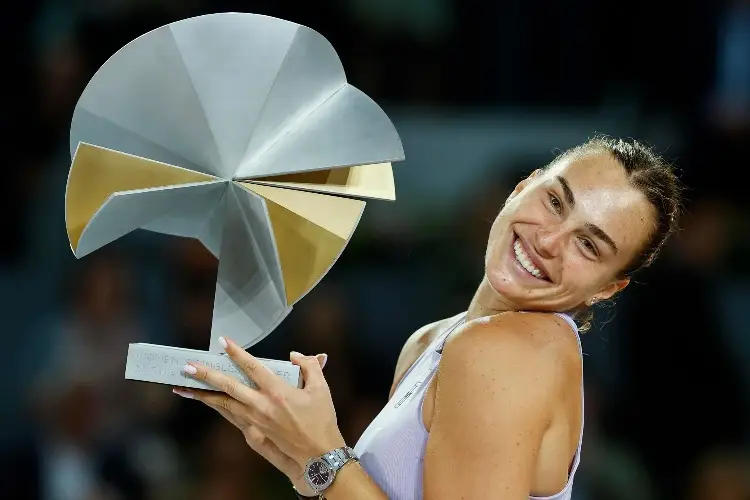 Sabalenka reina en Madrid