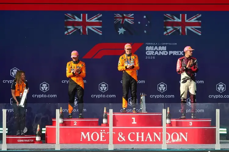 F1: Oscar Piastri conquista el Gran Premio de Miami, Verstappen ni en el podio