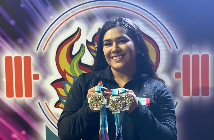Mexicana Mairyn Hernández gana tres medallas en el Mundial de Levantamiento de Pesas