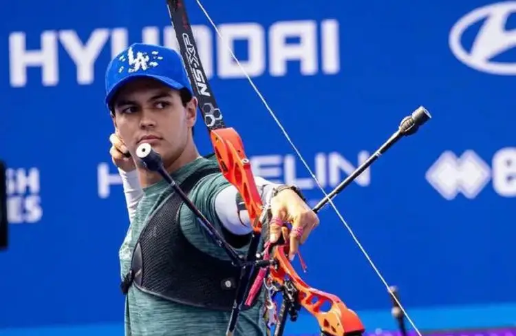 Matías Grande le da a México una medalla de plata en el Mundial de Tiro con Arco 
