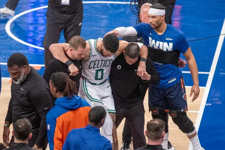 NBA: Terribles noticias para los Celtics, Jayson Tatum se rompió el tendón de Aquiles