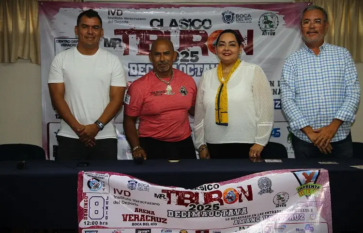 ¡Músculos con Causa! Presentan Mr Tiburón 2025 en Veracruz 