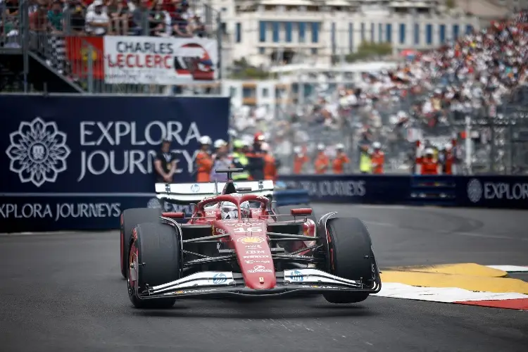 Leclerc también lidera el segundo libre en Mónaco