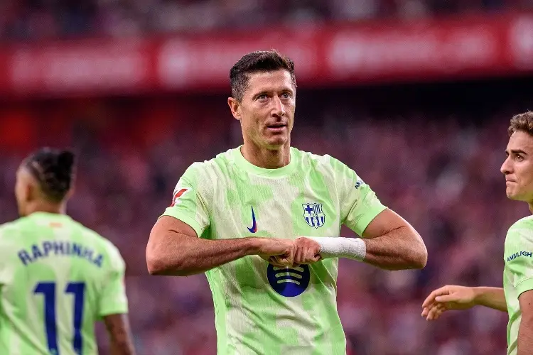 Ha sido una temporada casi perfecta: Lewandowski tras ser campeón con Barcelona 