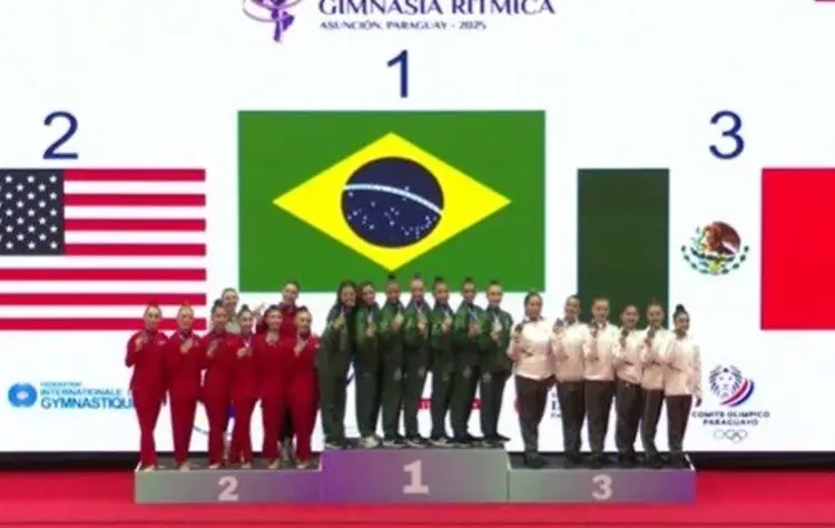 México gana medalla de bronce en Campeonato Panamericano de Gimnasia Rítmica 