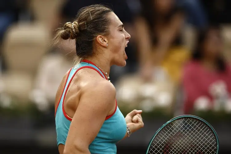 Sabalenka está en tercera ronda de Roland Garros