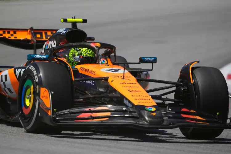 Norris domina el primer libre del GP de España