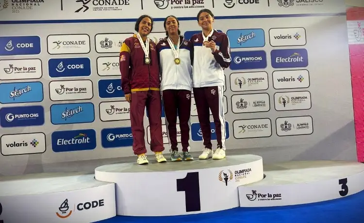 Veracruz brilla con cinco medallas en el arranque de la natación en la ON