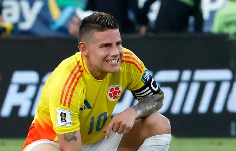 James Rodríguez y Colombia no pueden contra Perú rumbo al Mundial 2026