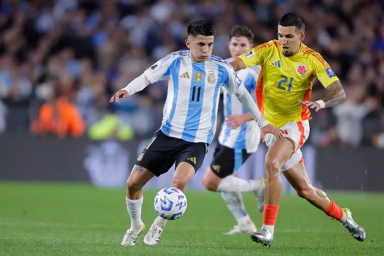 Argentina le saca el empate a Colombia e impide su clasificación al Mundial 2026