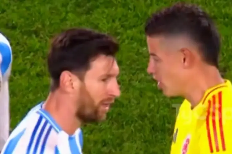 Tensa discusión de Messi con James Rodríguez por sus declaraciones (VIDEO)