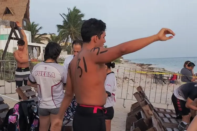 ¡Oro para Veracruz en natación aguas abiertas de Olimpiada Nacional!