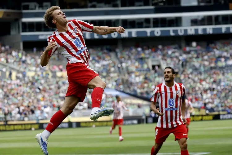 Atlético de Madrid sigue con vida luego de vencer a Seattle Sounders
