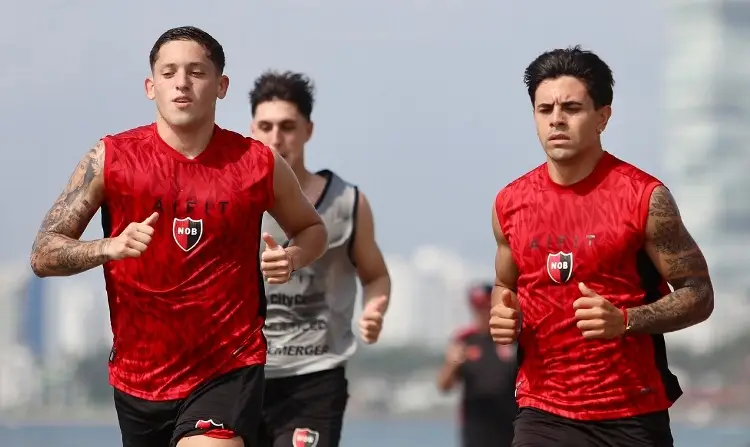 ¡Newell´s entrena en las playas de Boca del Río!
