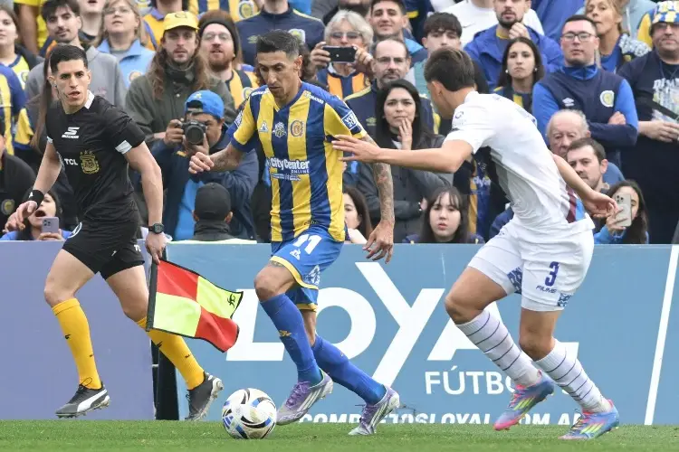 Ángel Di María anota gol en su regreso a Rosario Central