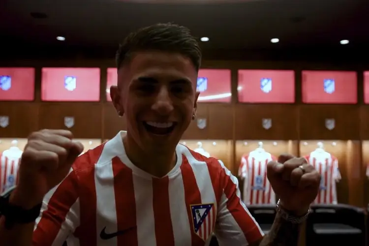 Thiago Almada cumple su sueño de jugar en el Atlético de Madrid