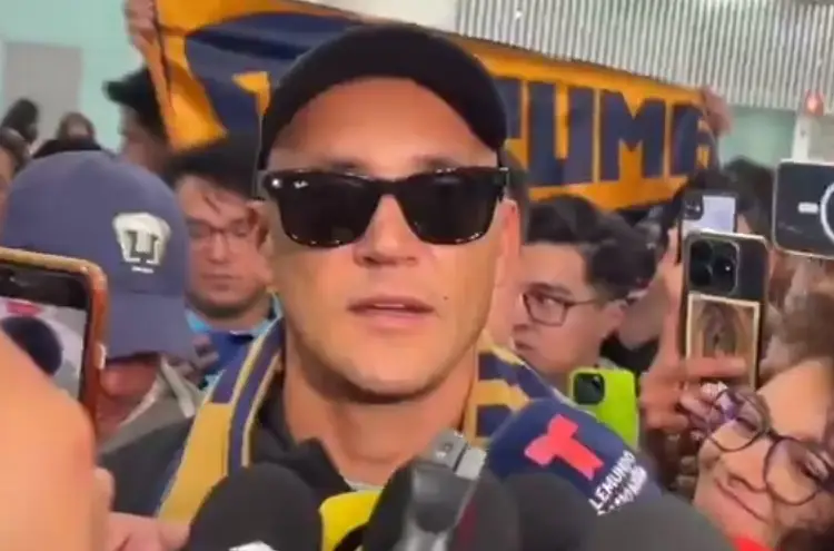 Las primeras palabras de Keylor Navas como jugador de Pumas (VIDEO)