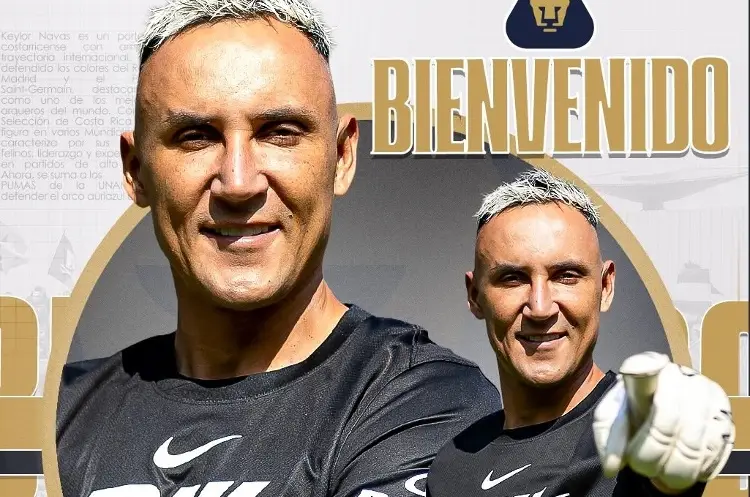 ¡Ahora sí! Pumas hace oficial la llegada de Keylor Navas