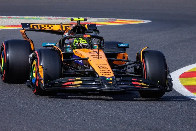 F1: Lando Norris tiene la Pole en GP de Bélgica