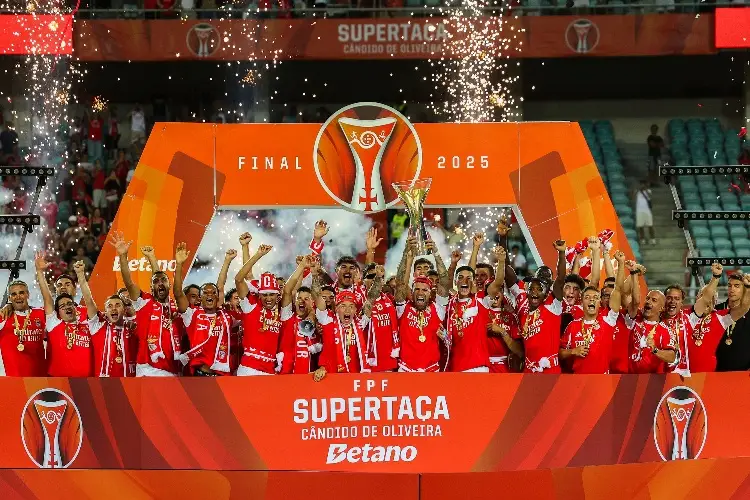 Benfica conquista su décima Supercopa de Portugal