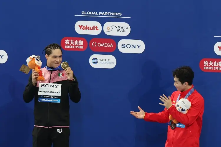 Sheinbaum felicita a Osmar Olvera por ganarle a los Chinas en Mundial