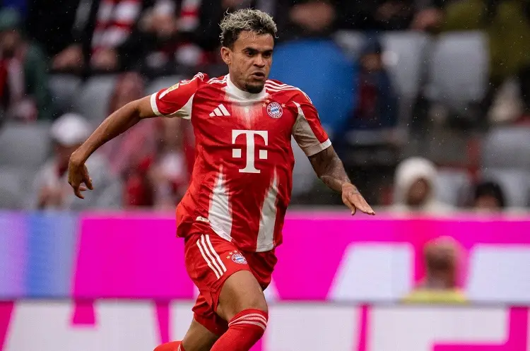Luis Diaz la rompe en su debut con el Bayern
