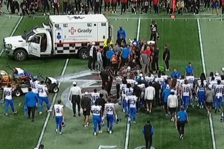 NFL: Se suspende el Falcons-Lions es suspendido por dramática lesión de Morice Norris