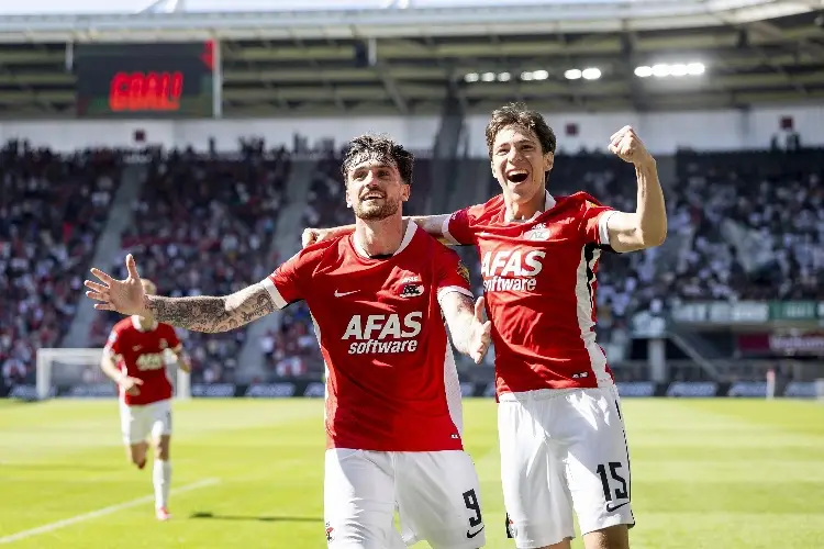 Mexicano Mateo Chávez da asistencia en triunfo el AZ Alkmaar en la Eredivisie
