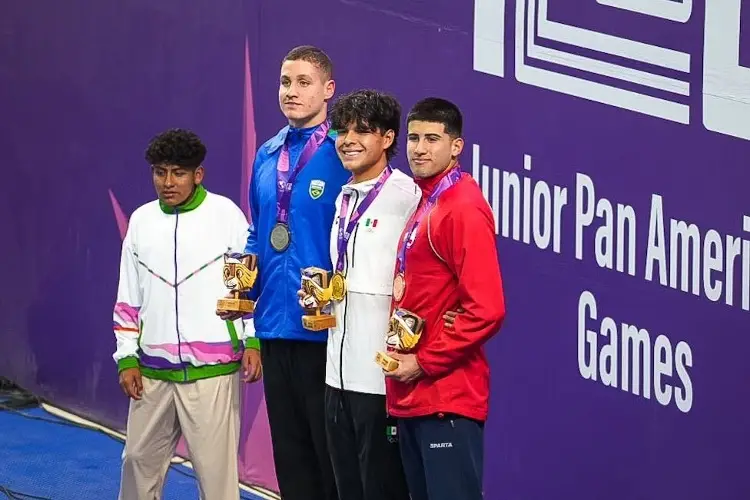 Mexicano gana medalla de oro, rompe récord y consigue boleto en los Juegos Panamericanos Jr