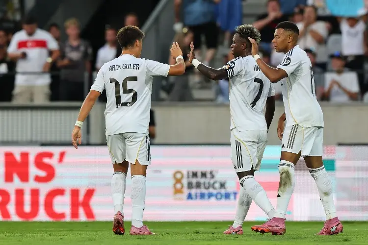 Real Madrid golea en su único partido de pretemporada