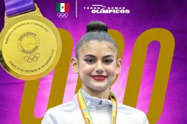 Mexicana gana oro panamericano junior en gimnasia rítmica