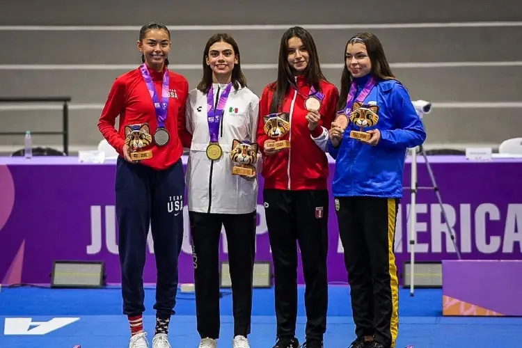 Mexicana Zaira Salgado se luce y gana medalla de oro en los Juegos Panamericanos Jr