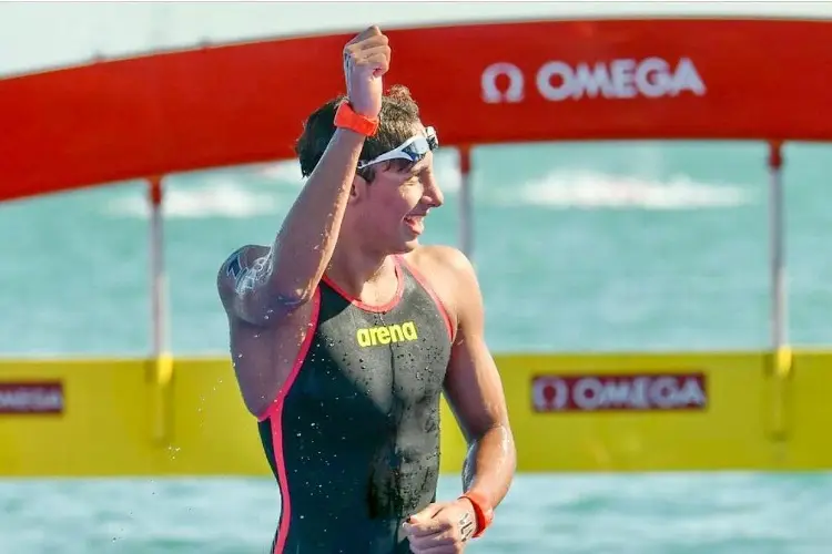 Mexicano Strehlke se lleva el oro en los 10 km en aguas abiertas de los Panamericanos