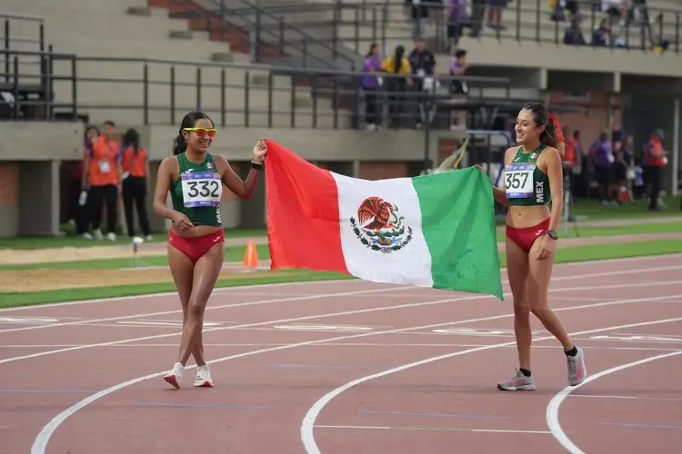 Oro y plata para México en marcha de los 20km en Panamericanos Jr