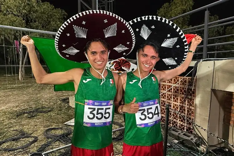 México gana plata y bronce en los 5000 metros de los Juegos Panamericanos Jr 