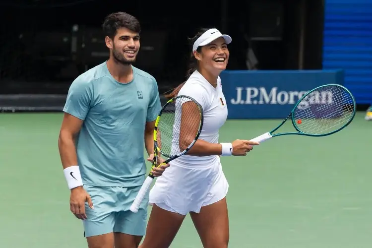 Carlos Alcaraz y Emma Raducanu quedan eliminados en la primera ronda del US Open
