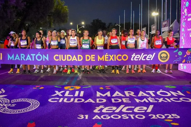 Agarran a tramposo en el Maratón de la CDMX (VIDEO)